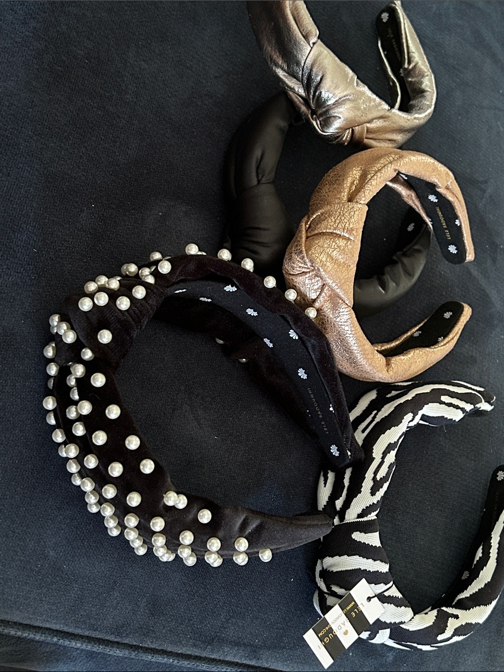 Lele Sadoughi lot of beautiful knot headbands. All in new condition.